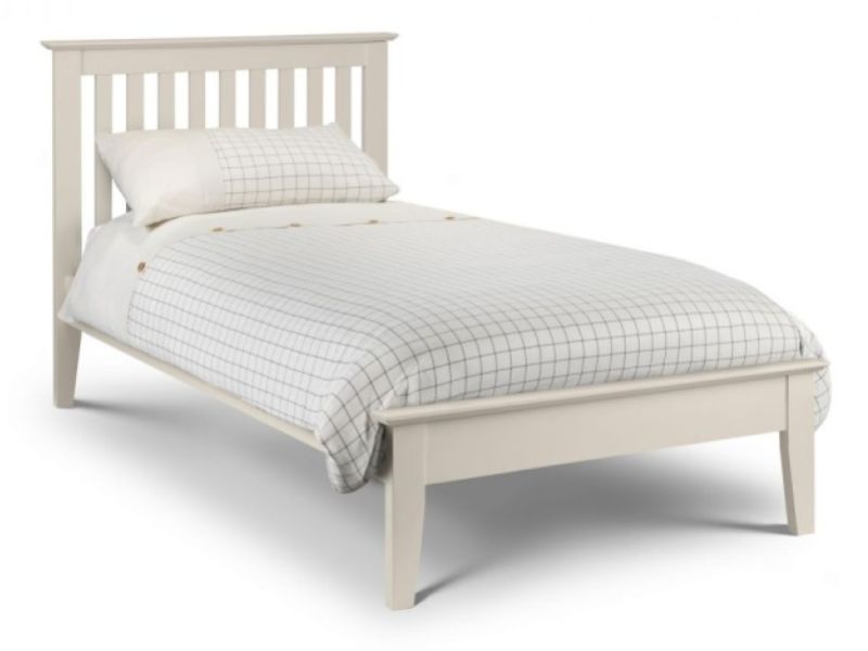 Julian Bowen Salerno 5ft Kingsize Bed Frame In Ivory