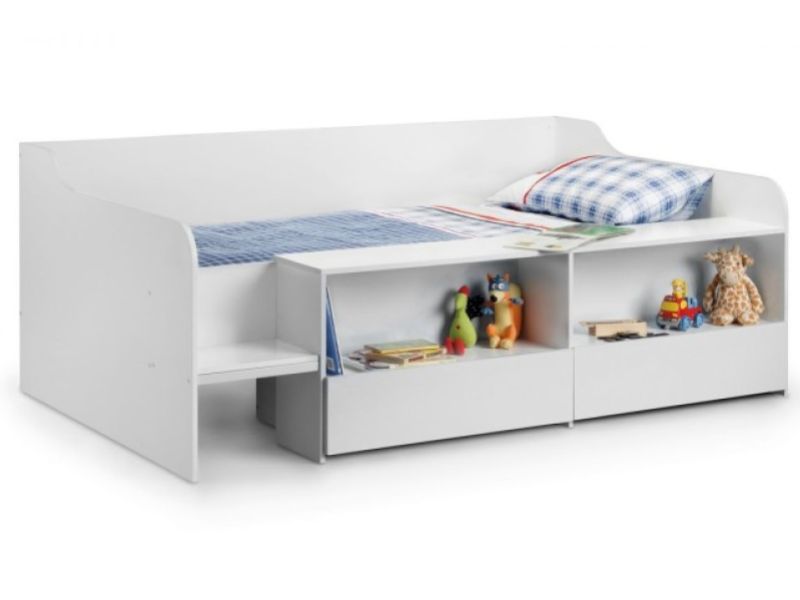 Julian Bowen Stella White Low Cabin Bed Frame