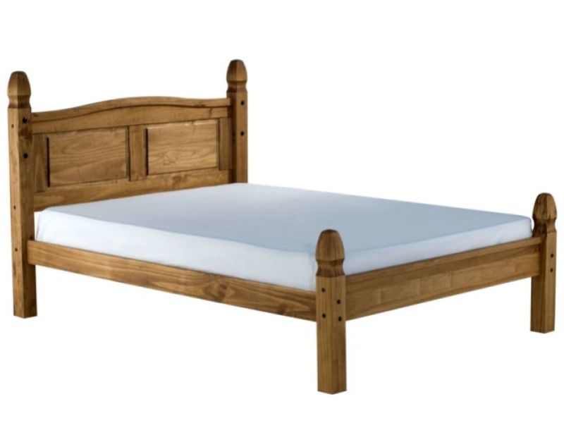 Birlea Corona 4ft6 Double Pine Bed Frame with Low Footend