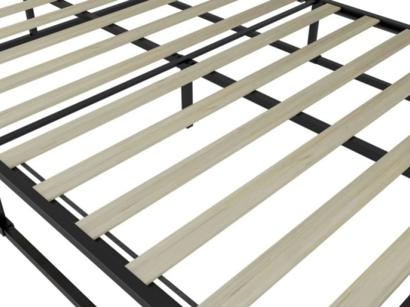 Birlea Soho 5ft Kingsize Black Metal Platform Bed Frame