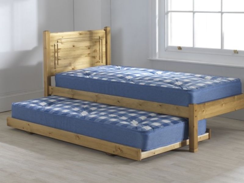 Friendship Mill Vegas 2ft6 Small Single Pine Wooden Guest Bed Frame