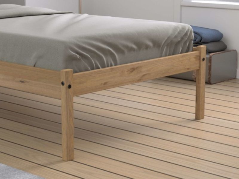 Birlea Lisbon 3ft Single Pine Wooden Bed Frame