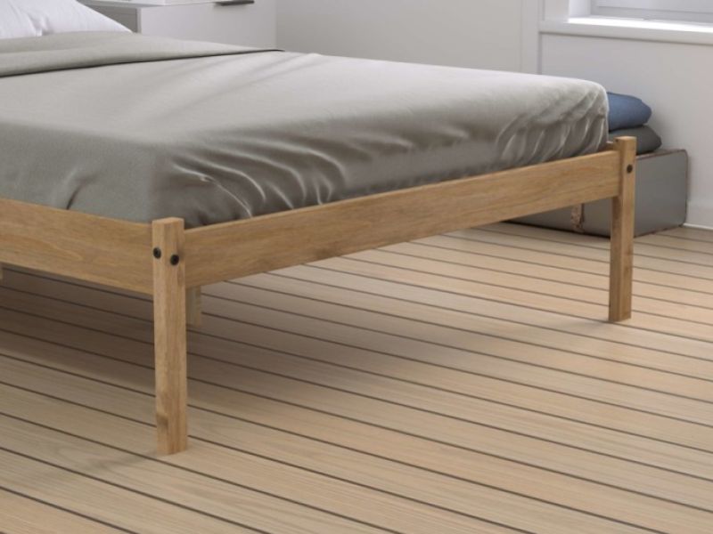 Birlea Lisbon 4ft Small Double Pine Wooden Bed Frame