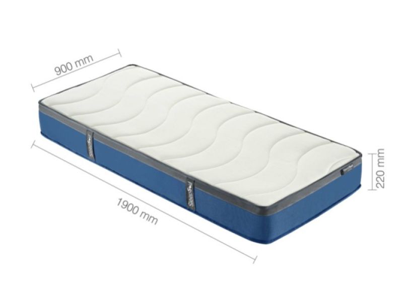 Birlea Sleepsoul Nebula 3ft Single 600 Pocket Spring Mattress