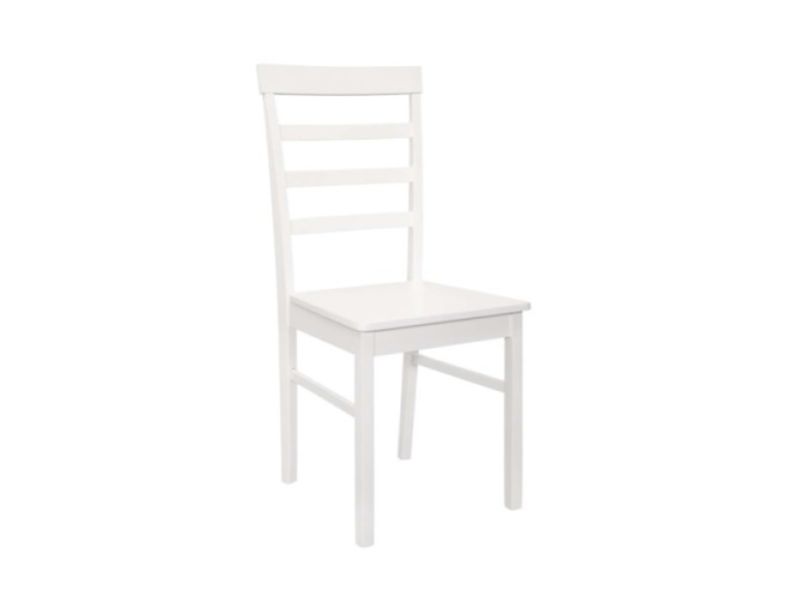 Birlea Pair Of Upton Dining Chairs In White