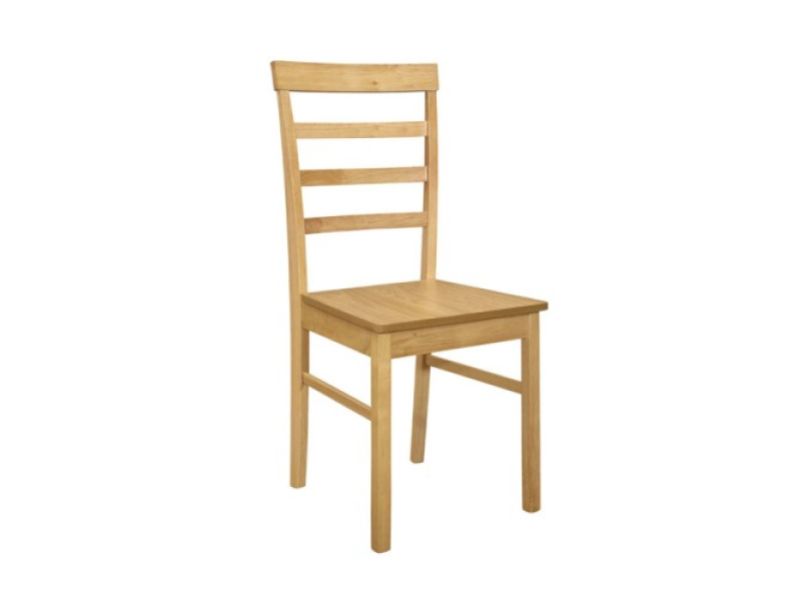 Birlea Pair Of Upton Dining Chairs In An Oak Finish