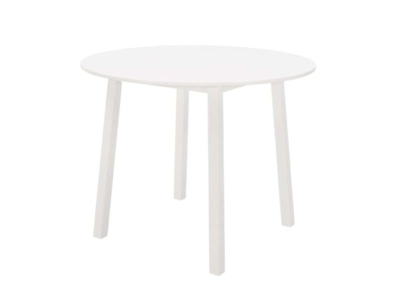 Birlea Pickworth Round Dining Table In White