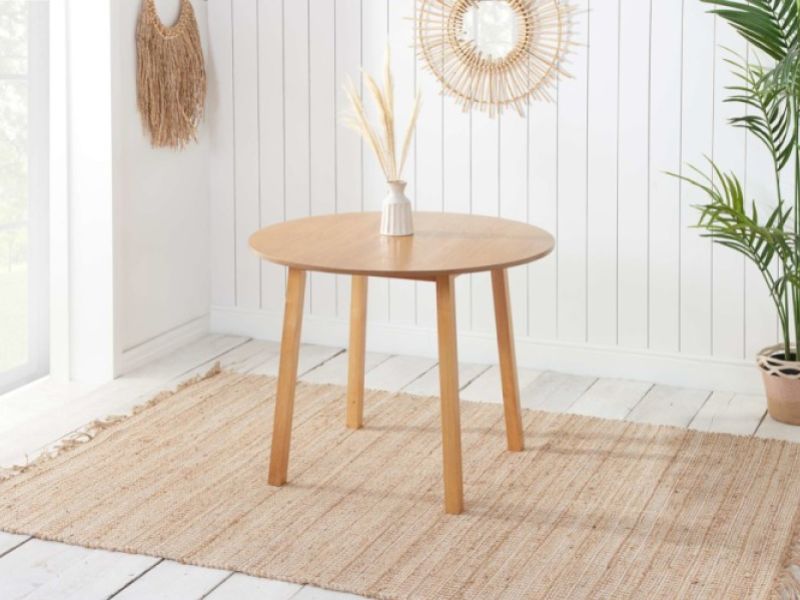 Birlea Pickworth Round Dining Table In Oak