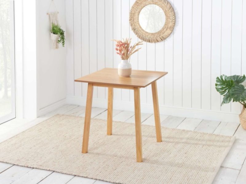 Birlea Stonesby Square Dining Table In Oak