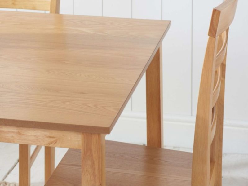 Birlea Stonesby Square Dining Table In Oak