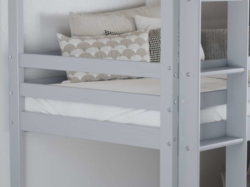 Birlea Tressa 3ft Single Grey Wooden Triple Bunk Bed