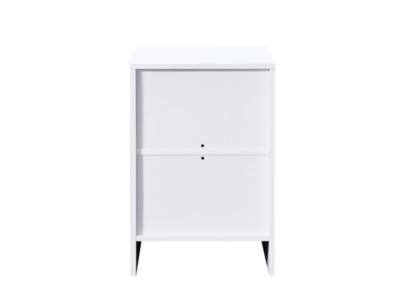 Birlea Oslo White 3 Drawer Bedside