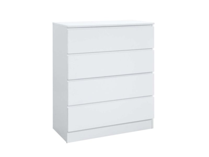 Birlea Oslo White 4 Drawer Chest