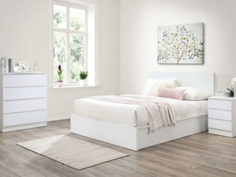 Birlea Oslo White 4 Drawer Chest