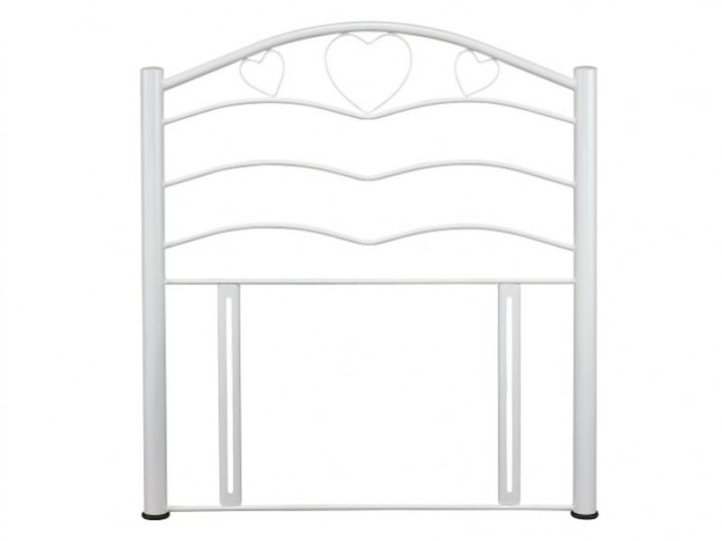 Serene Yasmin 3ft Single White Gloss Headboard