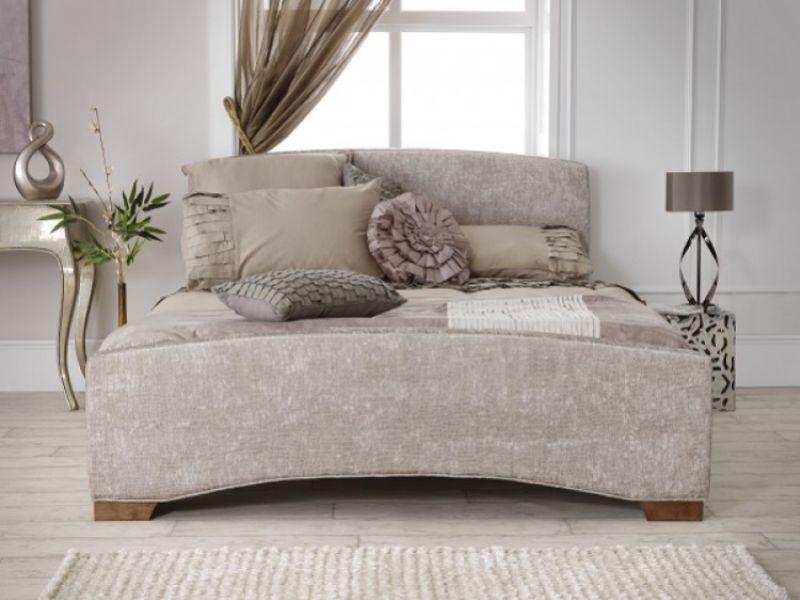 Serene Anastasia 4ft6 Double Mink Fabric Bed Frame
