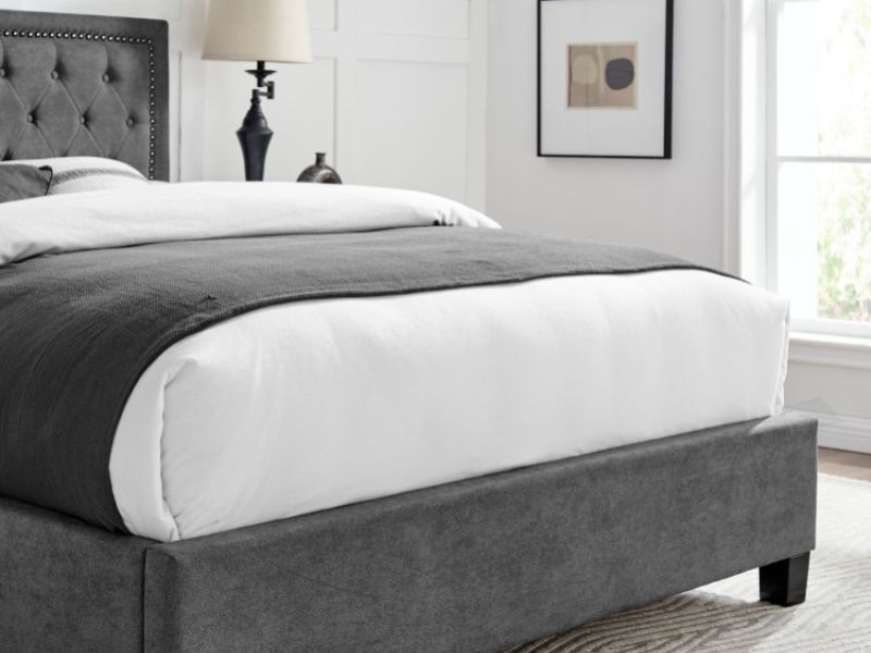 Limelight Rhea 5ft Kingsize Dark Grey Fabric Bed Frame