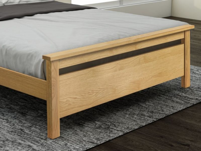 Limelight Nero 4ft6 Double Oak Bed Frame