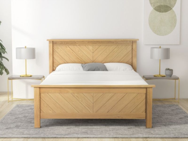 Limelight Kenji 4ft6 Double Oak Bed Frame