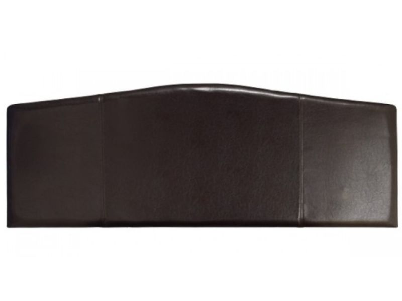 Serene Rosa 6ft Kingsize Brown Faux Leather Headboard
