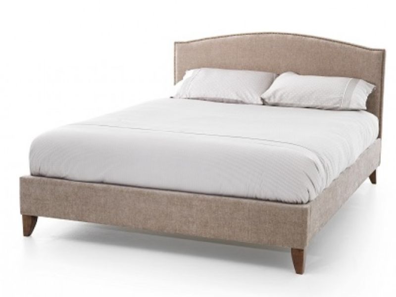 Serene Charlotte 5ft Kingsize Mink Fabric Bed Frame