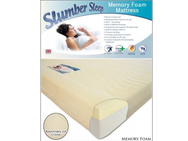 Time Living Slumber Sleep Extreme 50 6ft Super Kingsize Memory Foam Mattress