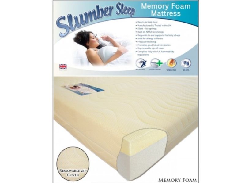 Time Living Slumber Sleep Extreme 50 3ft Single Memory Foam Mattress BUNDLE DEAL