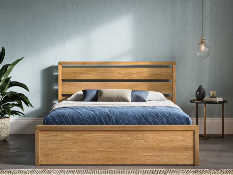 Emporia Modena 5ft Kingsize Solid Oak Ottoman Bed Frame
