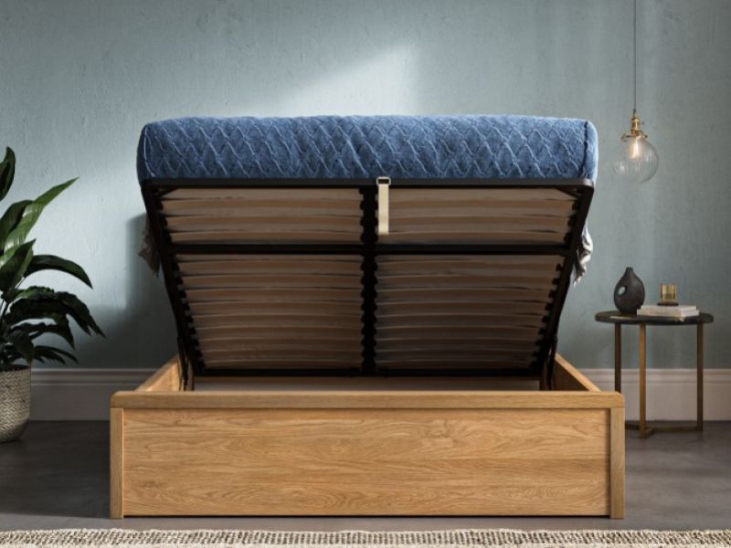 Emporia Modena 5ft Kingsize Solid Oak Ottoman Bed Frame