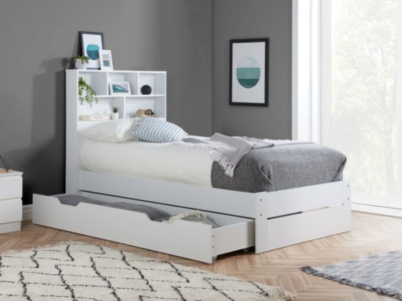 Birlea Alfie 3ft Single White Storage Bed With Drawer