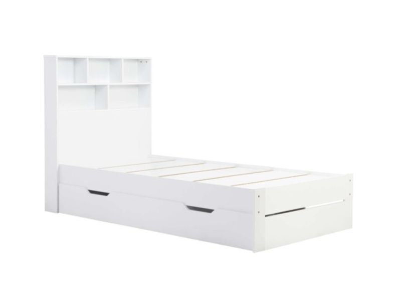 Birlea Alfie 3ft Single White Storage Bed With Drawer