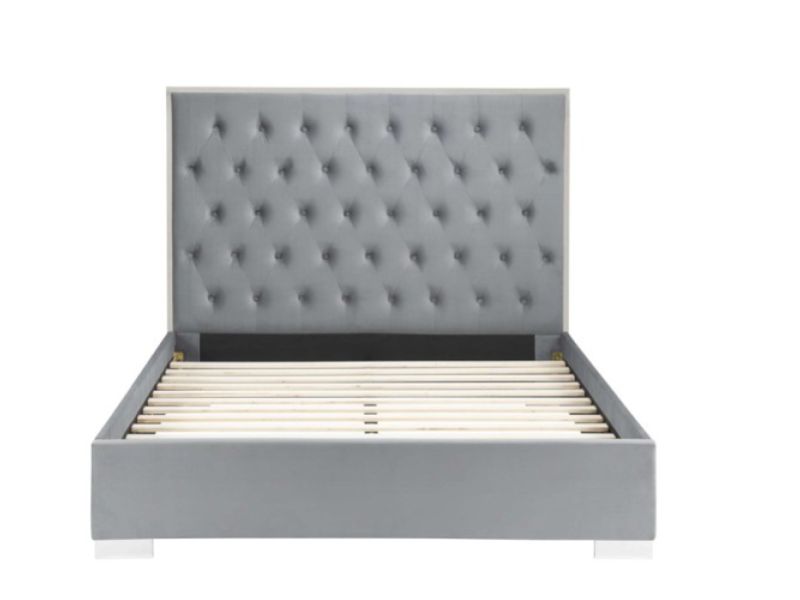 Birlea Chelsea 4ft6 Double Grey Fabric Bed Frame