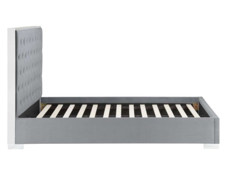 Birlea Chelsea 5ft Kingsize Grey Fabric Bed Frame