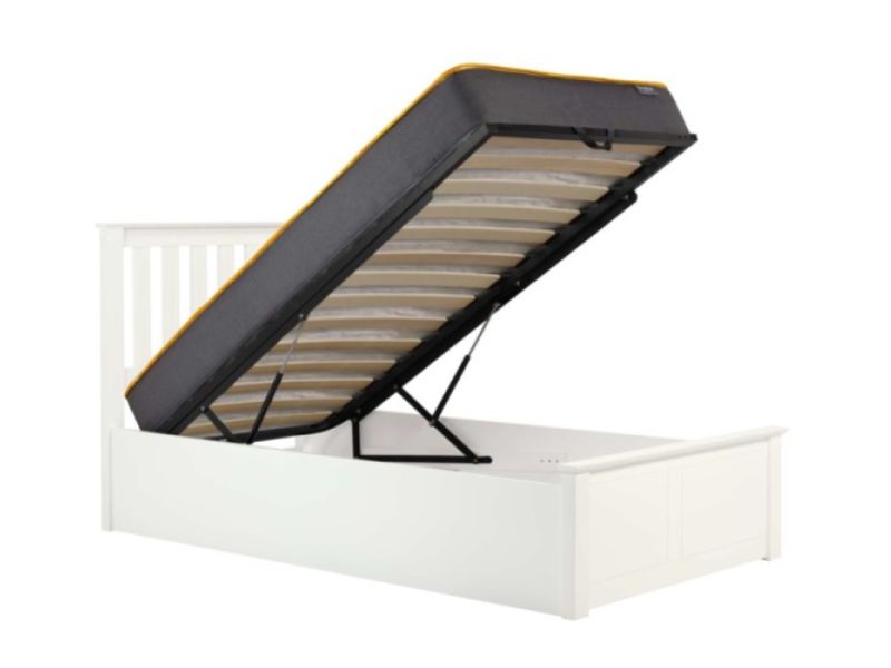 Birlea Phoenix 3ft Single White Ottoman Lift Wooden Bed Frame