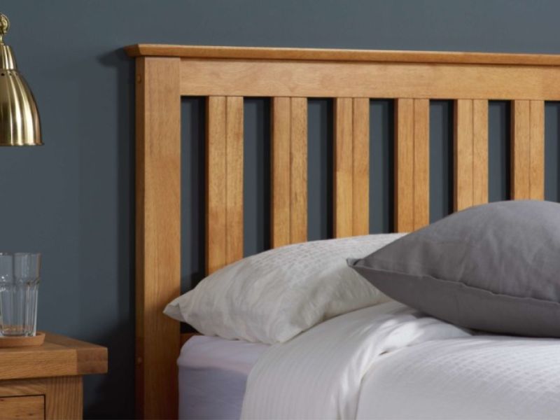 Birlea Phoenix 3ft Single Oak Finish Ottoman Lift Wooden Bed Frame
