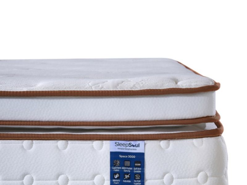 Birlea Sleepsoul Space 3000 Pocket And Memory Foam Box Top 6ft Super Kingsize Mattress