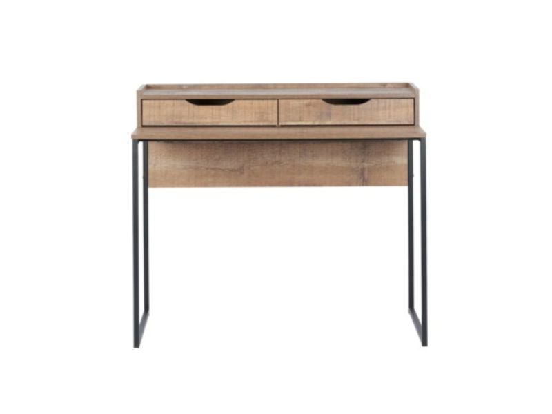 Birlea Urban Rustic Office Desk With Drawers