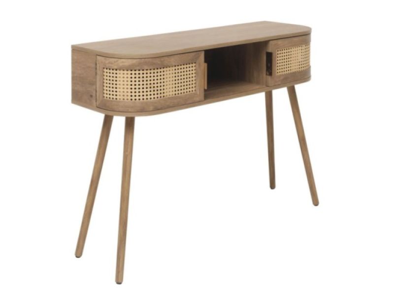 Birlea Noah Rattan Console Table