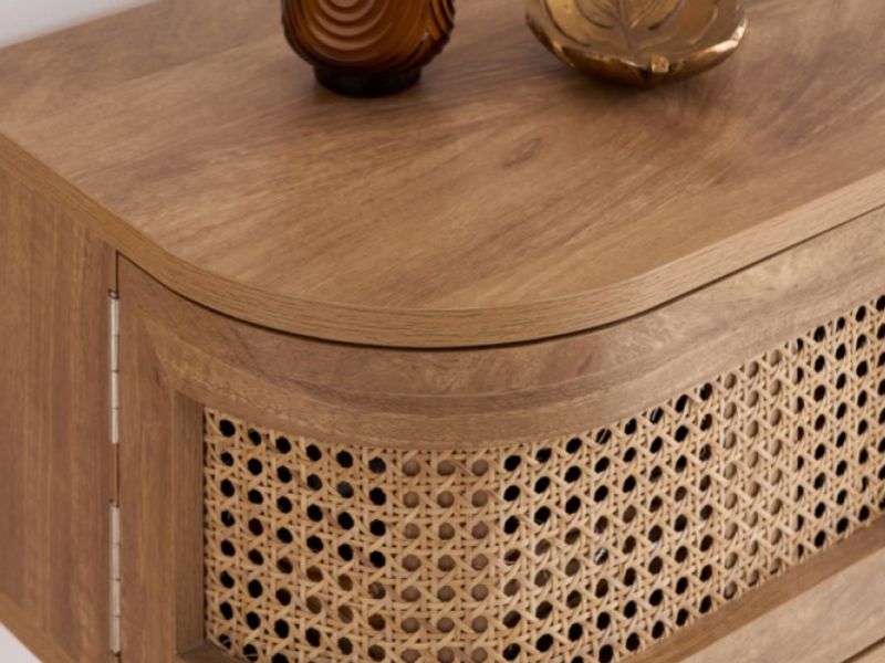 Birlea Noah Rattan Console Table