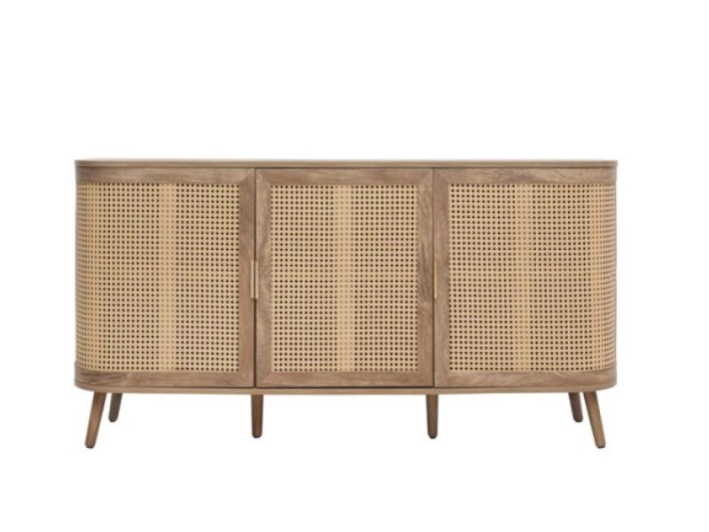 Birlea Noah Rattan 3 Door Sideboard