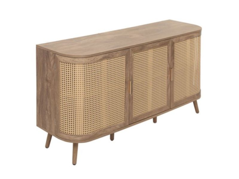 Birlea Noah Rattan 3 Door Sideboard