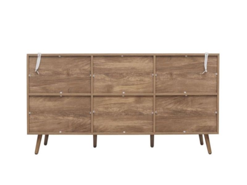 Birlea Noah Rattan 3 Door Sideboard