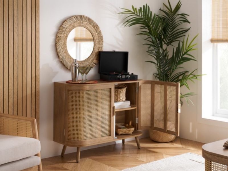 Birlea Noah Rattan 2 Door Sideboard