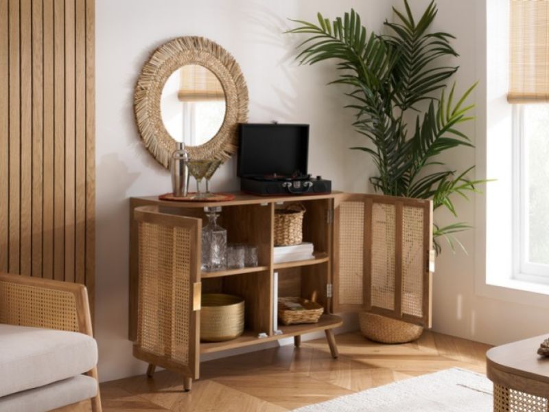 Birlea Noah Rattan 2 Door Sideboard