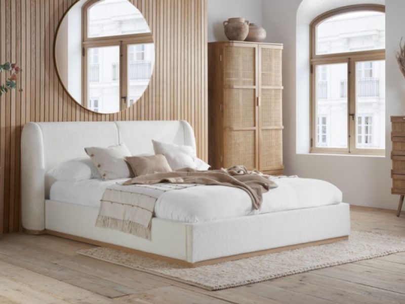 Birlea Noah Rattan 2 Drawer Bedside