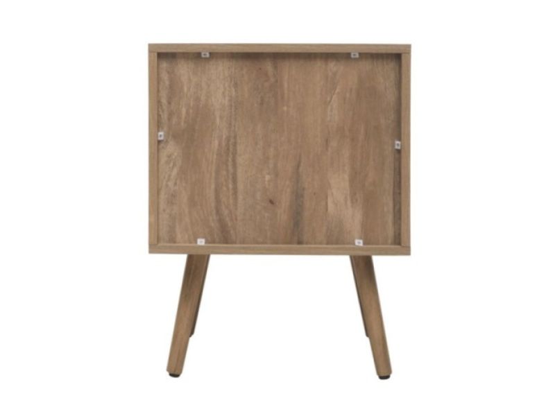 Birlea Noah Rattan 2 Drawer Bedside
