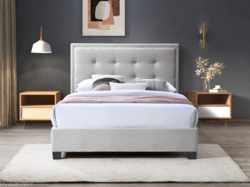 Kaydian Gainford 4ft Small Double Bolero Natural Fabric Bed Frame