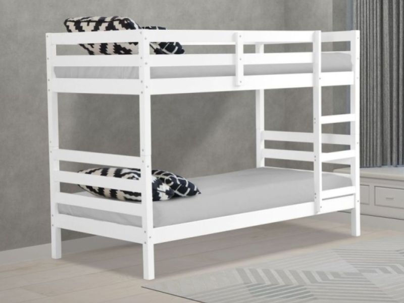Flintshire Bailey White Wooden Bunk Bed