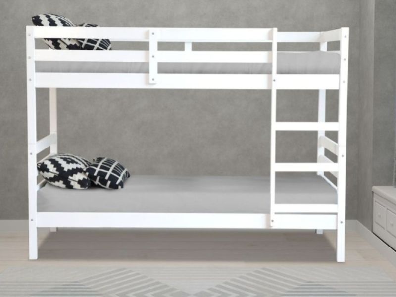 Flintshire Bailey White Wooden Bunk Bed