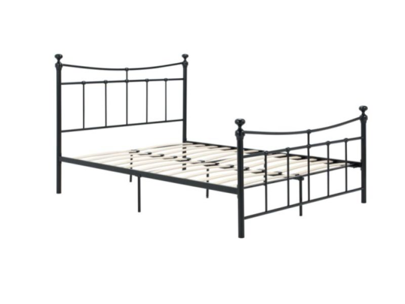 Birlea Emily 4ft Small Double Black Metal Bed Frame
